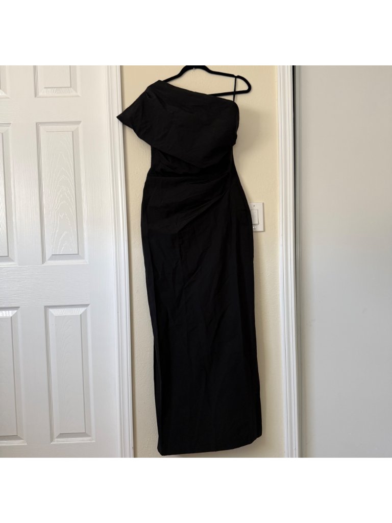 Nwt 16arlington 'Reatta' One Shoulder Gathered Waist Gown Sz Us 8 Uk 12 ($1580) — image 4 of 8
